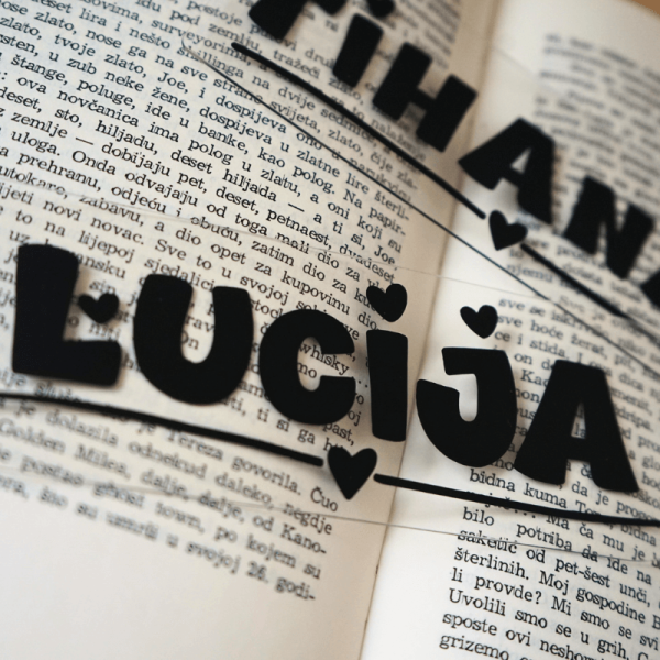 Personalizirani straničnik (bookmark)-srce