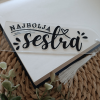 Označivač za knjige - najbolja sestra
