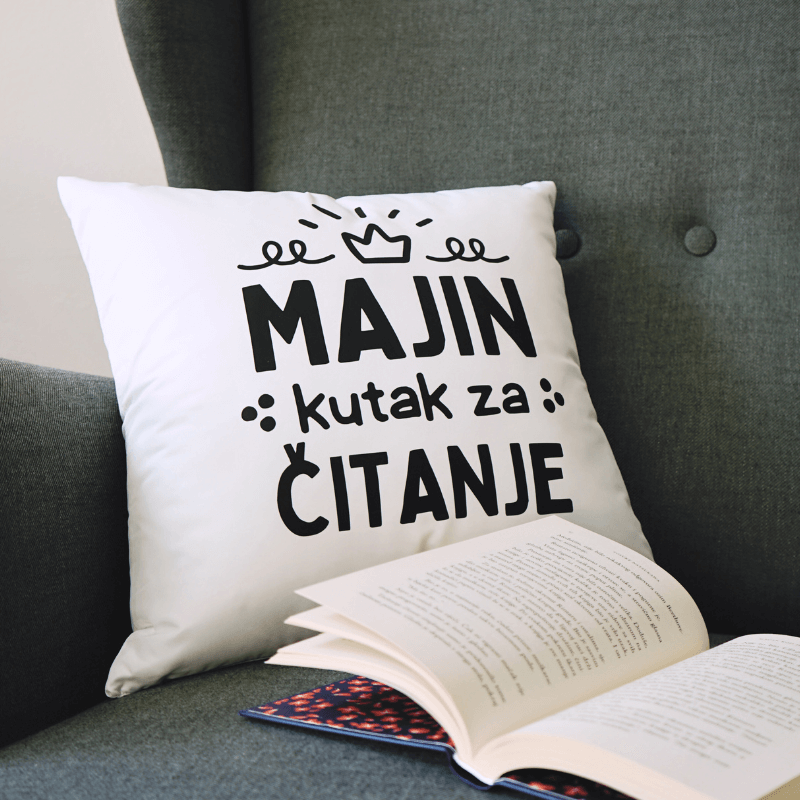 jastuk moj kutak za čitanje