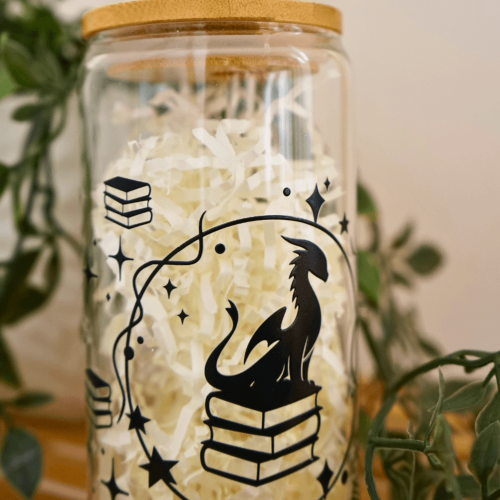 čaša knjiški zmaj