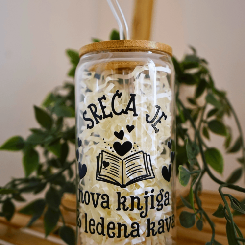 čaša sreća je nova knjiga i ledena kava