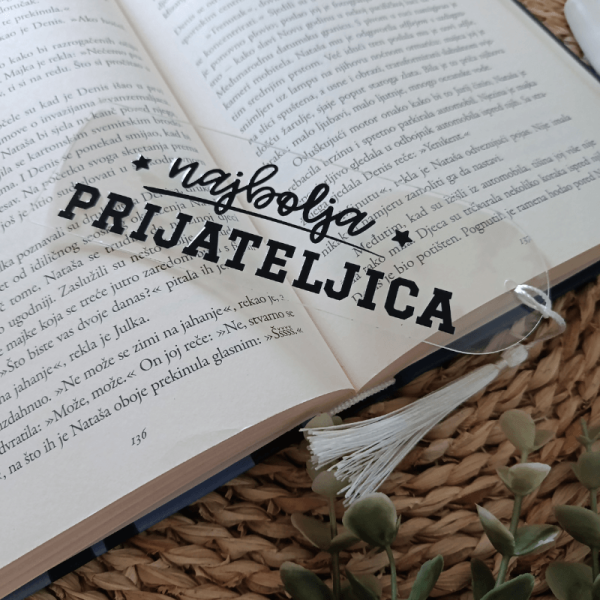 označivač za knjige najbolja prijateljica