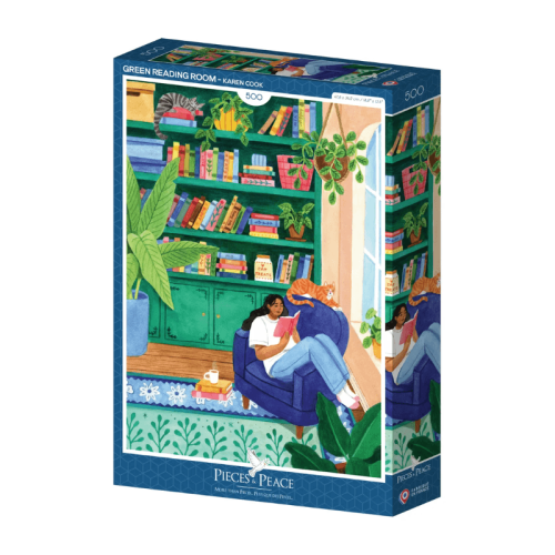 puzzle green reading room