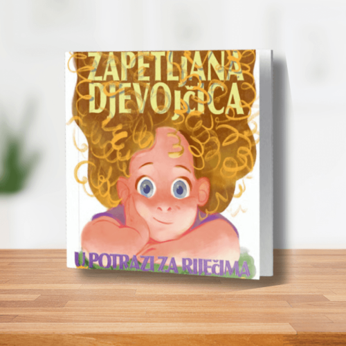 Zapetljana djevojčica u potrazi za riječima slikovnica